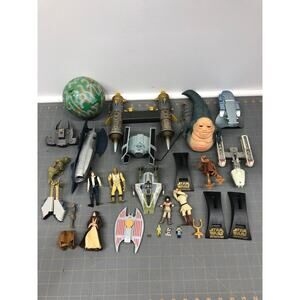 Vintage 1990's Star Wars Action Fleet Jabba The Hutt Star Wars lot